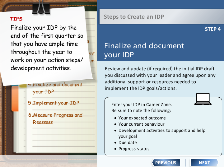 Individual Development Plan